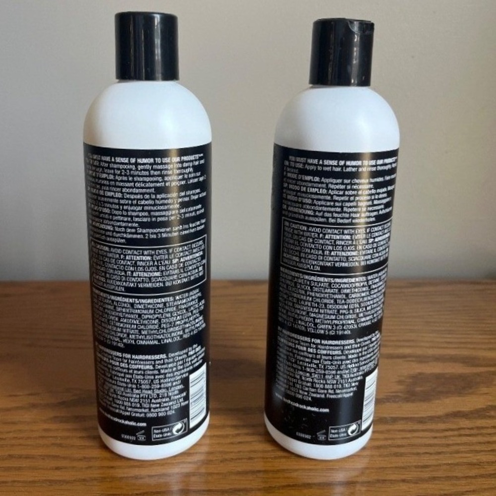 Bed Head Rockaholic TIGI, Start Me Up, Colour Shampoo & Conditioner, 12 oz, USA - Picture 3 of 4